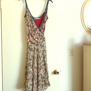 Floral Wrap Dress
